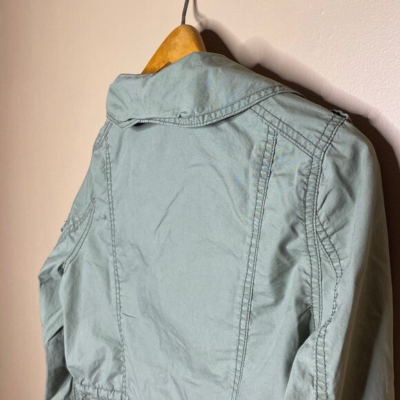 Military Inspired Women’s Abercrombie and Fitch Olive Green Cotton Jacket - Picture 8 of 14